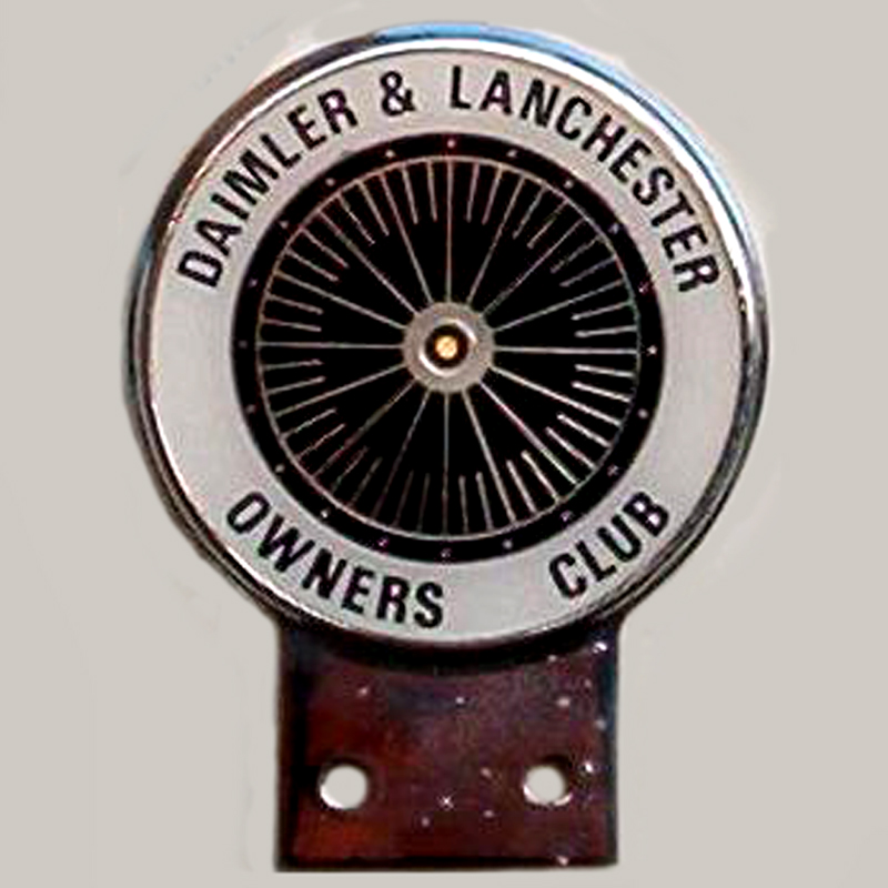 Daimler & Lanchester Owners Club car badge